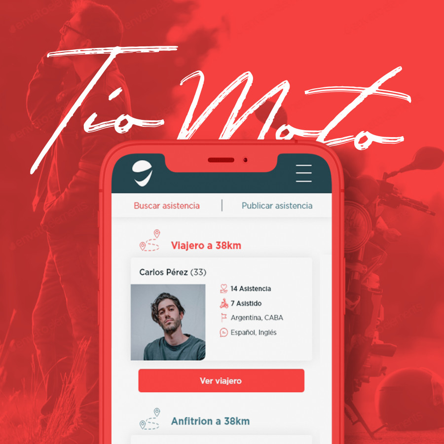 App ux/ui tio moto